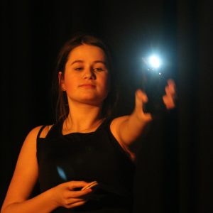 Students in theatre performance