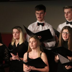 Students in music performance