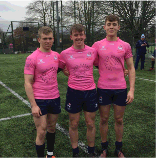 L-R Olly Mann, Jack Trundley, Bradley Hutler